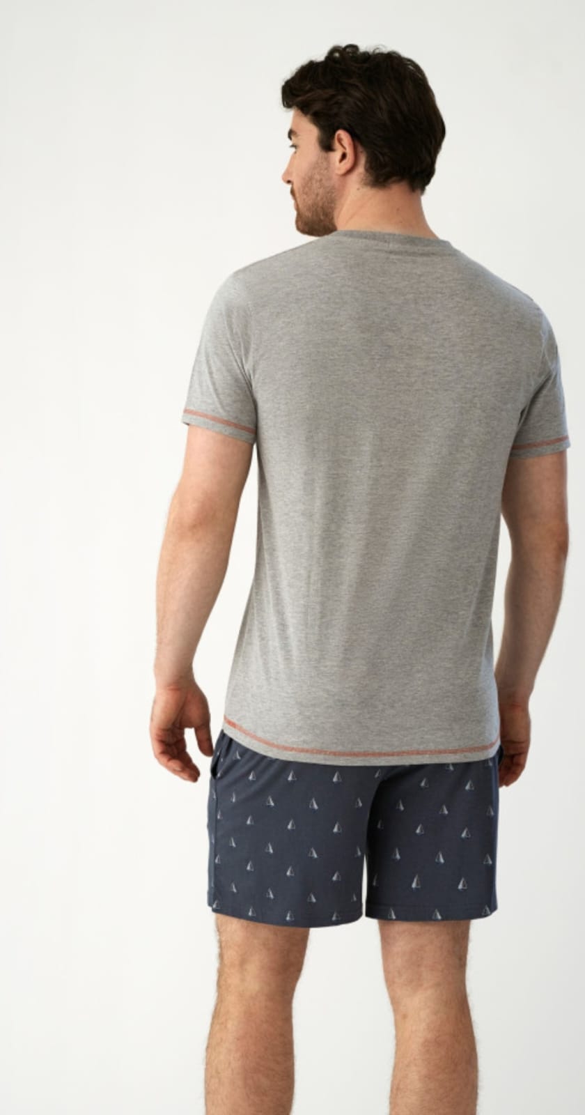 Pijama de cotó per a home - Disseny mariner