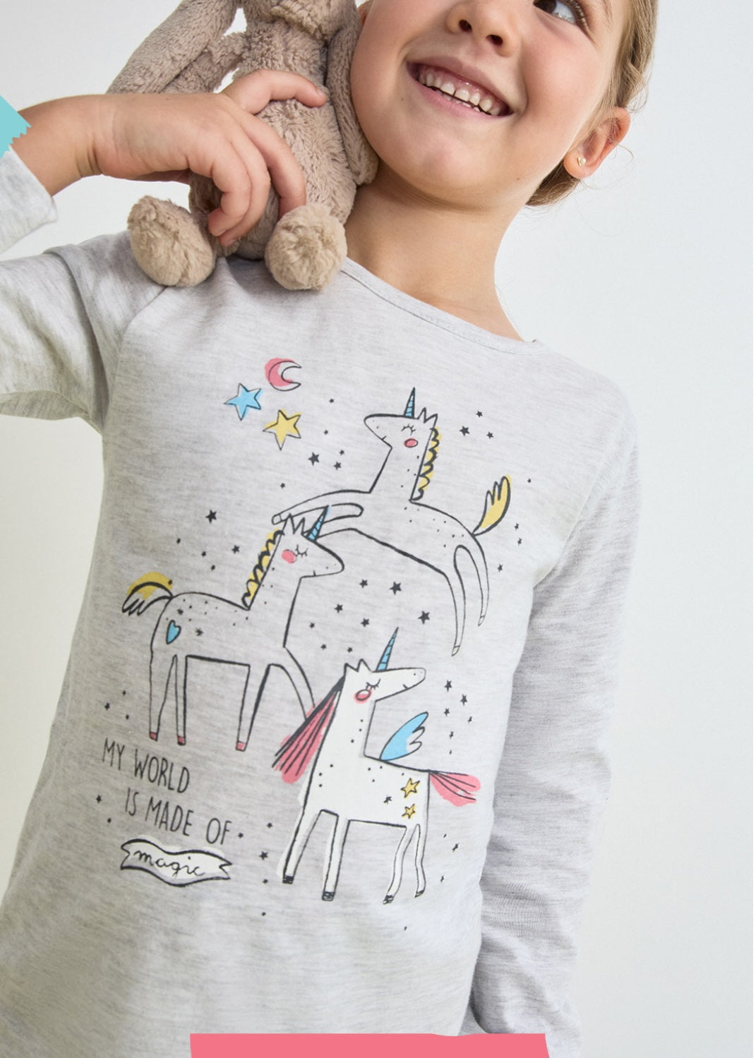 Pijama llarg nena Unicorn