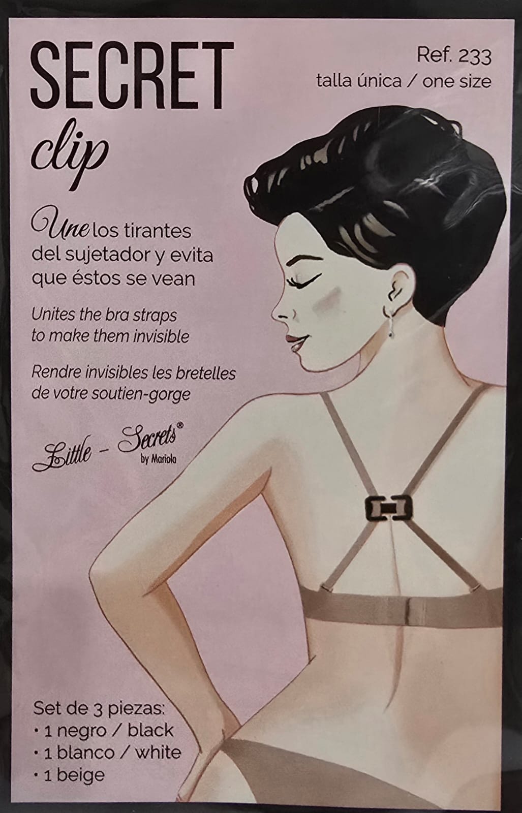 Clips per unir els tirants dels sostenidors