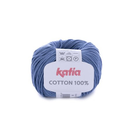 Katia Cotó 100% color blau texà suau