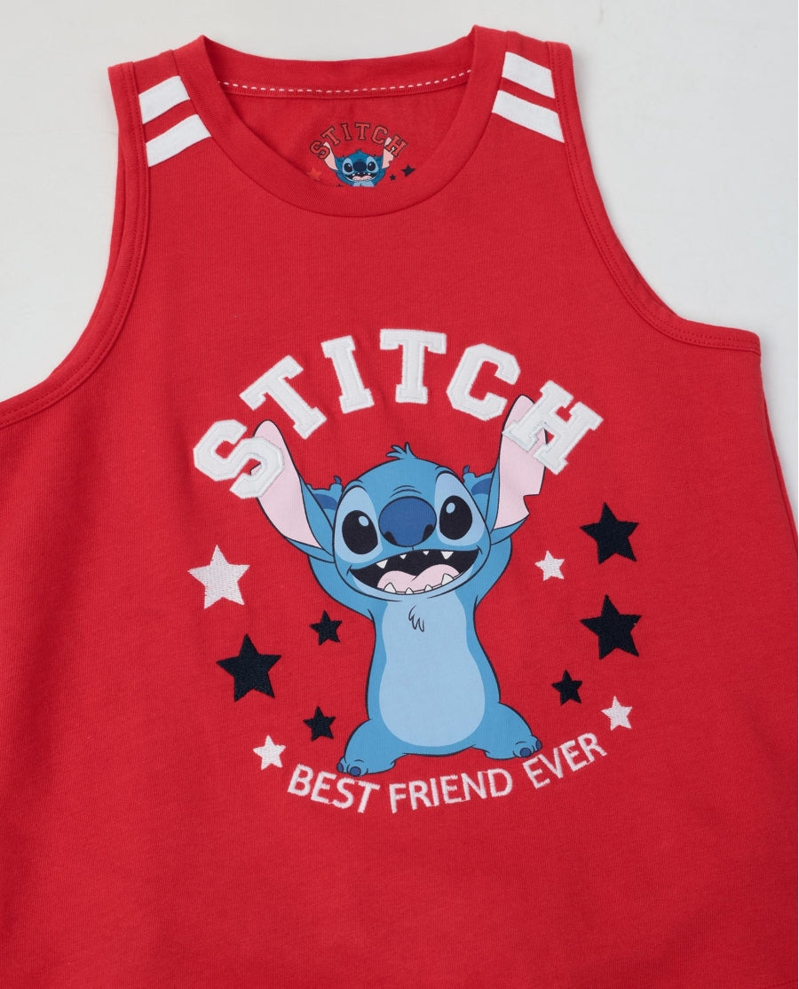 Pijama curt per nena Stitch