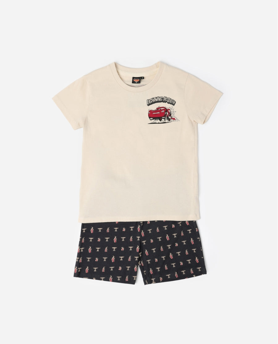 Pijama curt per nen Cars