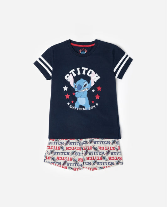 Pijama curt per nen Stitch