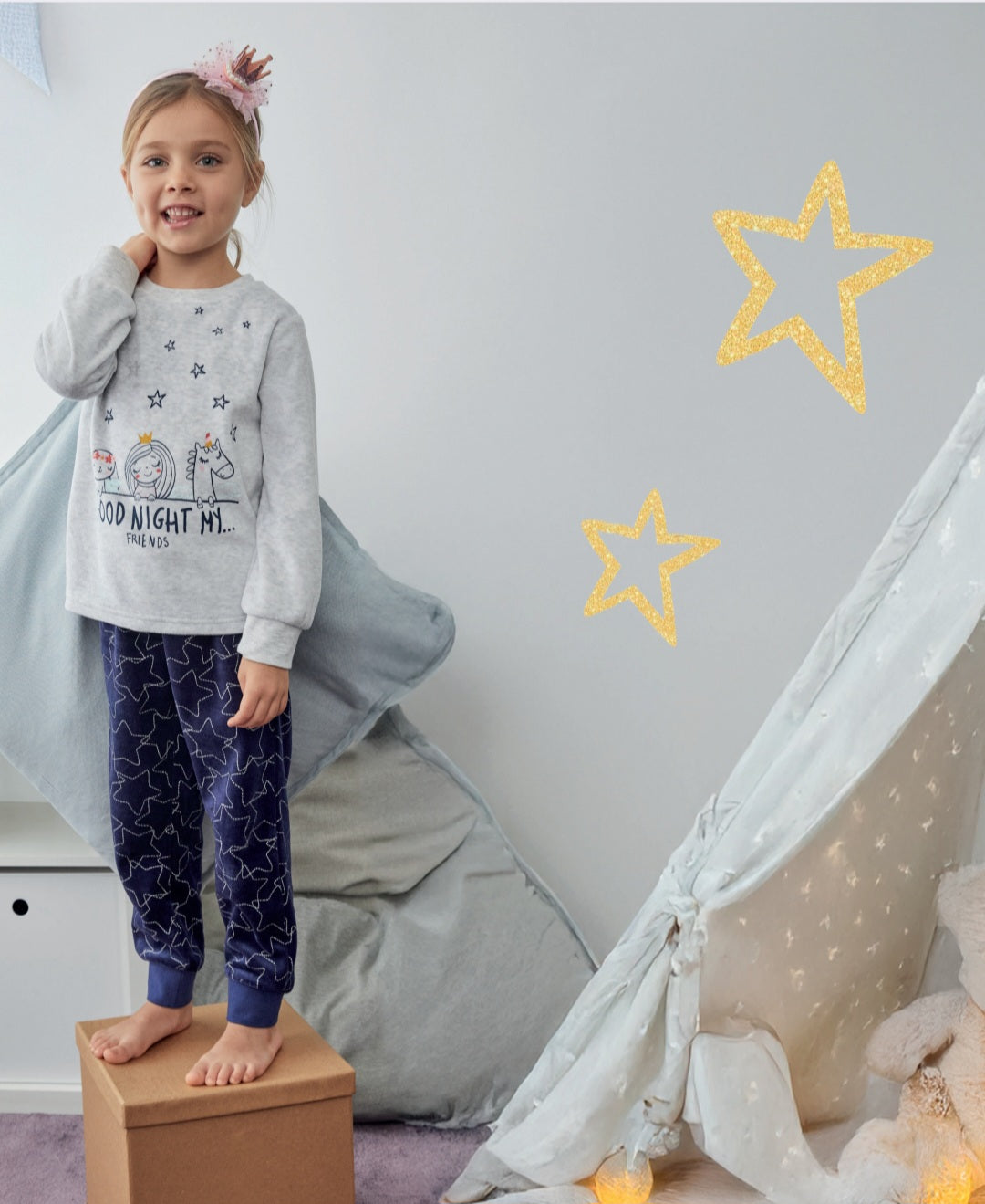 Pijama "vellut" nena Tobogan
