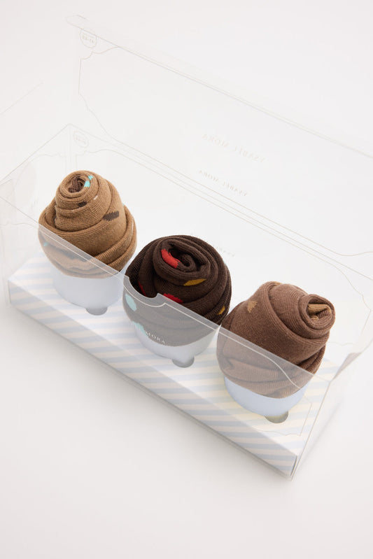 Pack 3 mitjons "cupcake" (41-45)