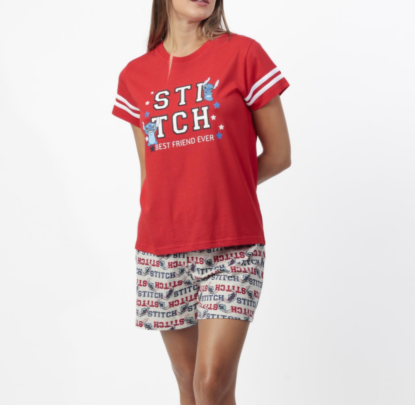 Pijama estiu Stitch dona